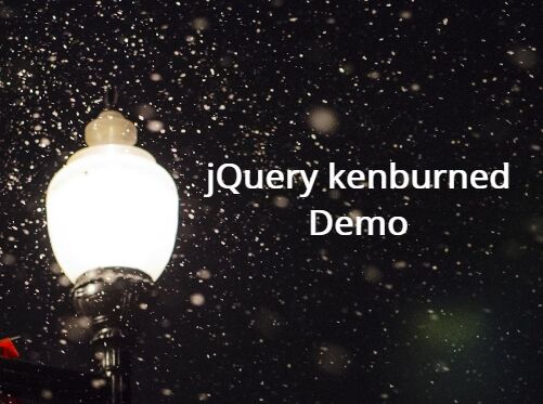 Creating Image Ken Burns Effect With jQuery And CSS3 - kenburned