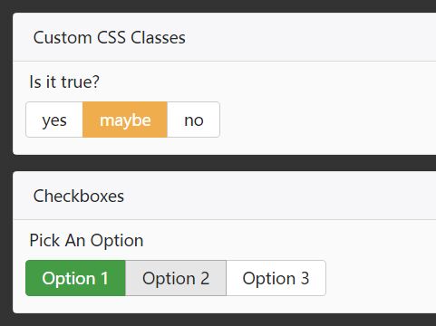 Create Inline Checkbox & Radio Buttons In Bootstrap - TWS Toggle Buttons