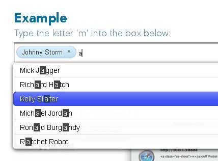 Input Box Auto-Completing Plugin - AutoSuggest