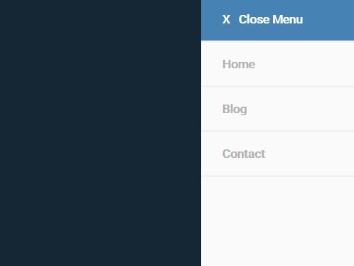 Interactive Off-canvas Overlay Menu With jQuery And CSS3