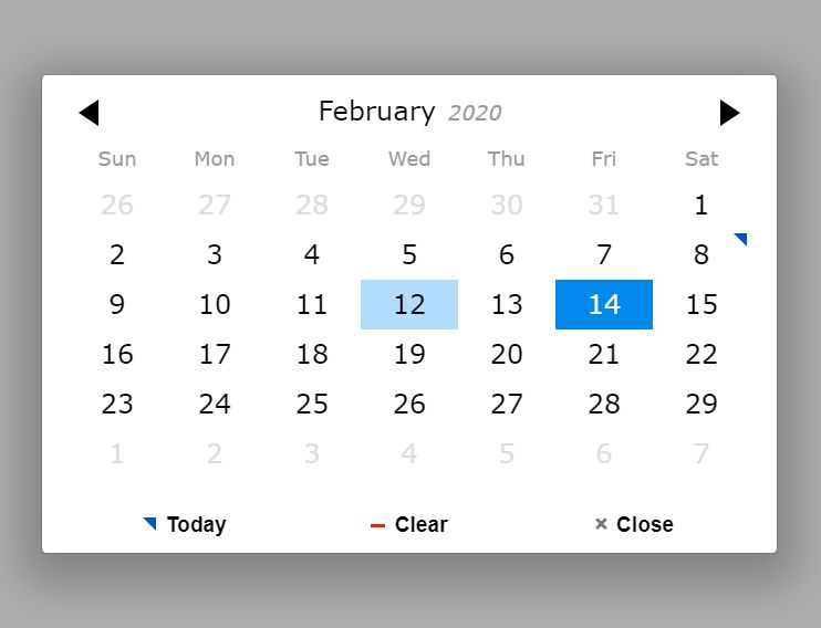 Lightweight jQuery Date Input Picker - pickadate