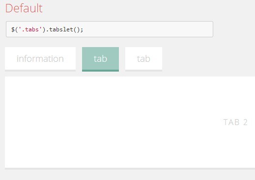 Lightweight jQuery Tabs Plugin With Animation and Rotation - Tabslet | Free  jQuery Plugins