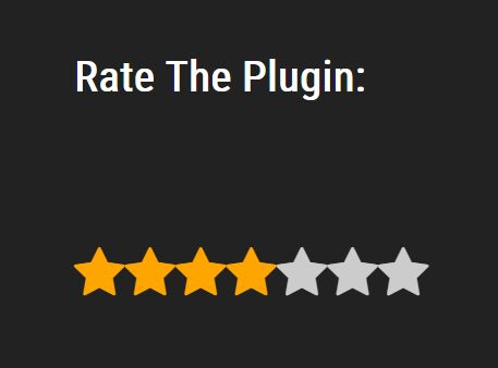 Minimal HTML List Based Star Rating Plugin - jQuery StarRating