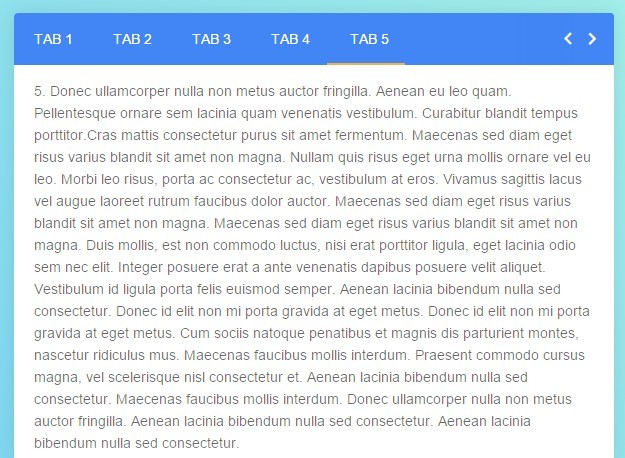 Material Design Inspired Tabs Modal with jQuery and CSS3