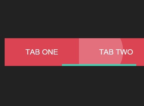 Material Design Sliding Tab Menu With jQuery and CSS3