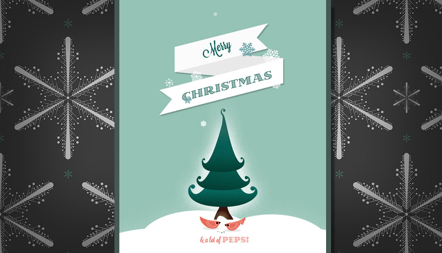 Merry Christmas Parallax Scrolling Effects - skrollr