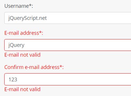Micro HTML5 Form Validator With jQuery - Snapkit Validation