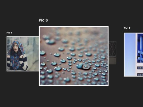Minimal 3D Image Rotator with jQuery and CSS3 - Cascade Slider