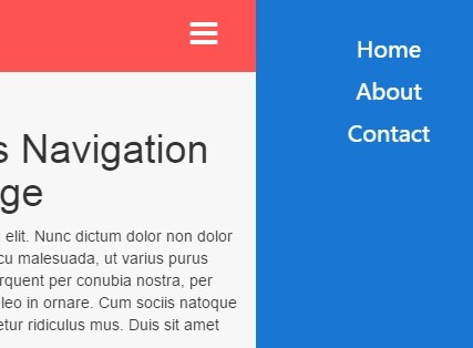 Minimal Off-canvas Navigation with jQuery and CSS3