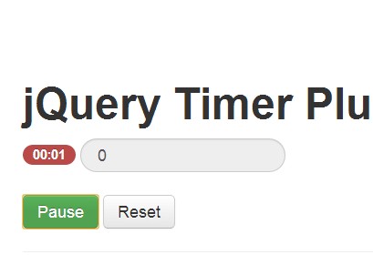 Minimal Stopwatch & Timer Plugin For jQuery