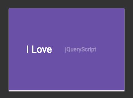 Minimal Text Carousel Plugin With JQuery and Animate.css - Slogan Roulette