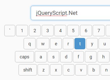 Minimal Virtual Keyboard Plugin For jQuery - SoftKey