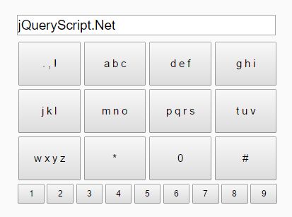 Minimal Visual Keypad Plugin With jQuery - Keypad.js