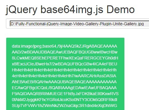 Minimal jQuery & Cnavas Based Base64 Image Converter - base64img.js