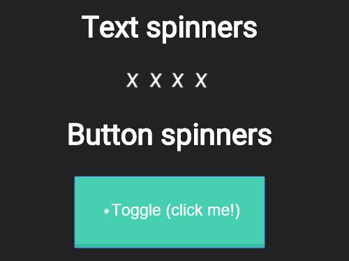 Minimalist Text Loading Spinner Plugin With jQuery - Spindle