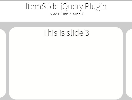 Mobile First Content Slider with jQuery and Hammer.js - ItemSlide.js
