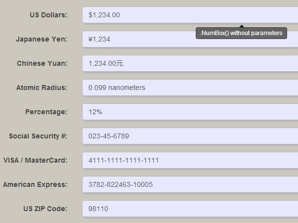 Mobile-Friendly HTML5 Input Number Validation Plugin For jQuery - NumBox