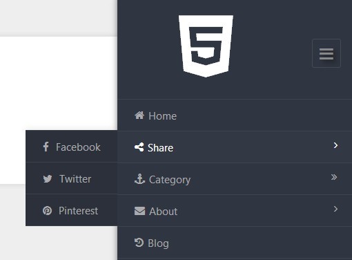 Multi-Level Sliding Sidebar Navigation with jQuery and CSS3