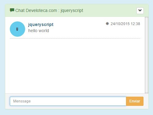Bootstrap chat bubble