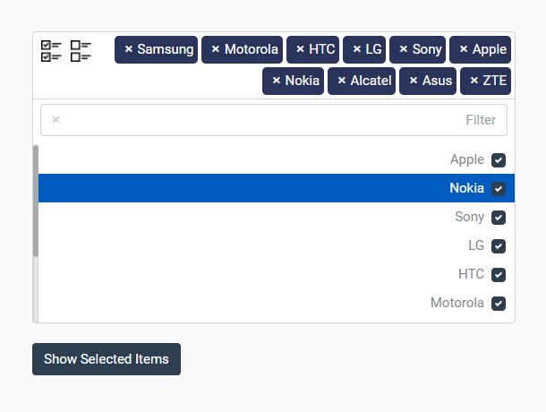 Fancy Dynamic Multiple Select Plugin For Bootstrap 4 - paraia-multi-select