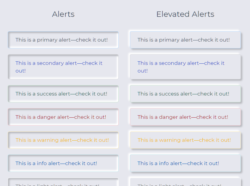 Neumorphic Style UI Framework Based On Bootstrap 4 | Free jQuery Plugins