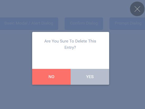 Nice Material Design Modal Dialog Plugin With jQuery - MDL