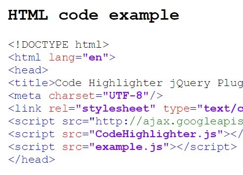 Notepad++ Style Syntax Highligting Plugin with jQuery - Code Highlighter