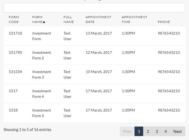 Paginate, Filter, And Sort Dynamic Data In A Table - Table Sortable