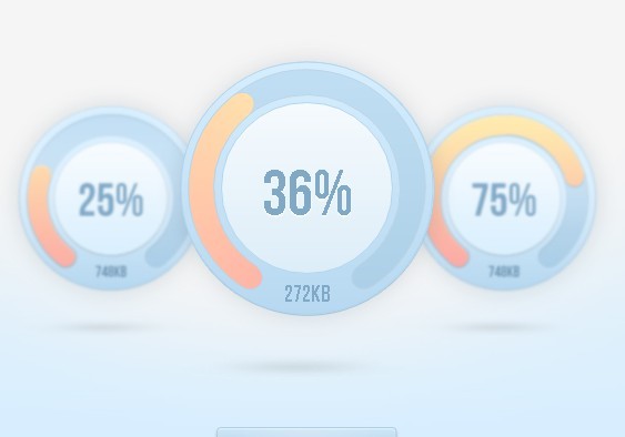 Percentage Loader - jQuery Progress Bar Plugin