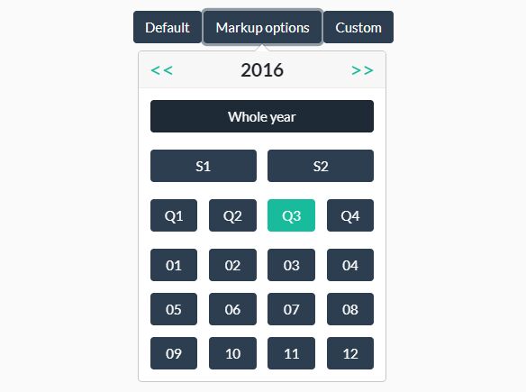 Multifunction Period Picker Plugin For Bootstrap 4 - Cari periodPicker