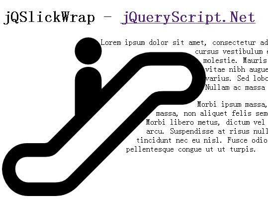 Pixel-Perfect Text Wrapping - jQSlickWrap