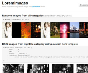 Populating Content With Random Images - LoremImages