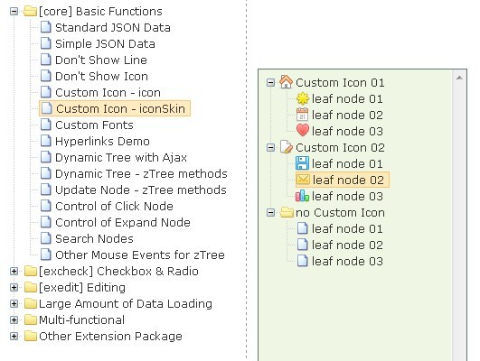 Powerful and Multi-Functional jQuery Folder Tree Plugin - zTree