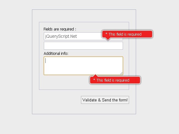 Powerful jQuery Form Validation Plugin - Validation Engine