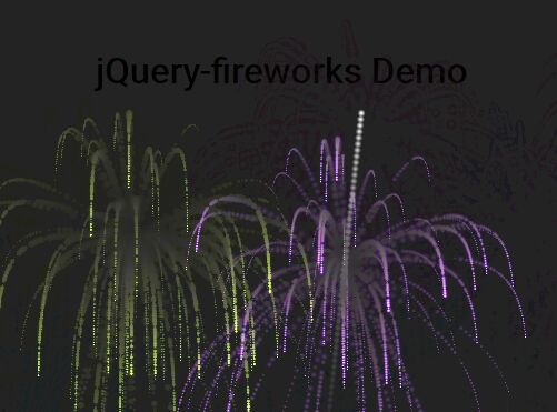 Realistic Fireworks Animations Using jQuery And Canvas - fireworks.js