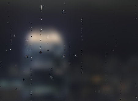 Realistic Raindrops Effect with Canvas and Rainyday.js