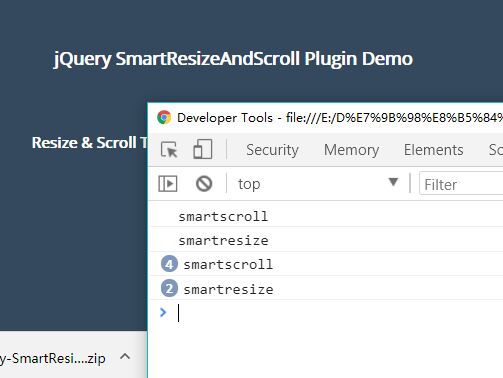 Smart Resize And Scroll Events Detection In jQuery