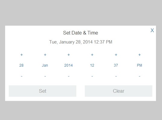 Responsive Flat Date & Time Picker with jQuery DateTimePicker Plugin