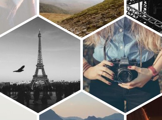 Responsive Hexagon Gallery with jQuery and CSS3