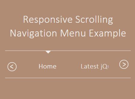 Responsive Scrolling Navigation Menu With jQuery and jQuery UI