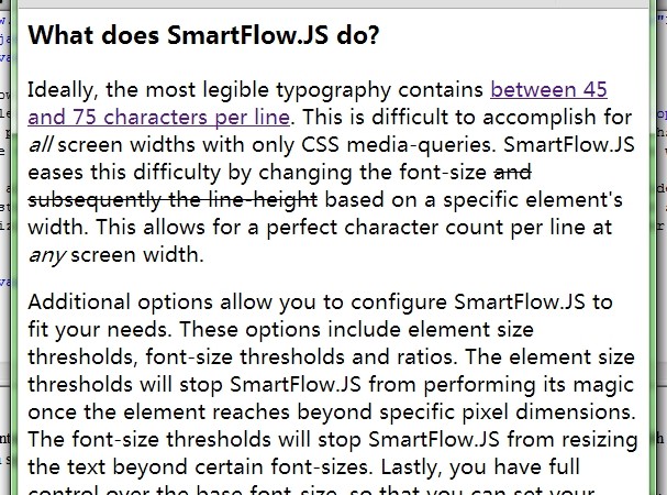 Responsive Text Auto-reszing Plugin with jQuery - smartflow