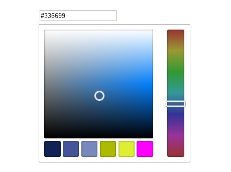 Retina Ready jQuery Color Picker with CSS3 Gradients - Iris