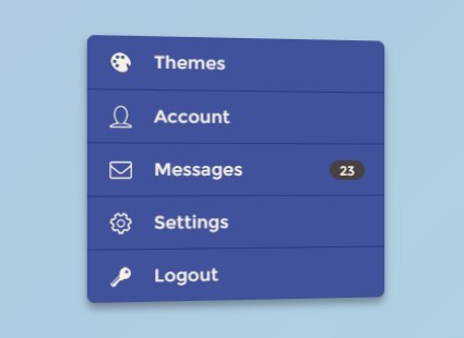 Retina-ready Flipping Accordion Menu with jQuery and CSS3