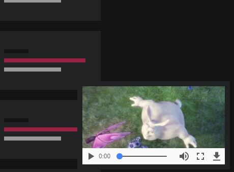 Scroll-triggered Fixed Video Player With jQuery And CSS3