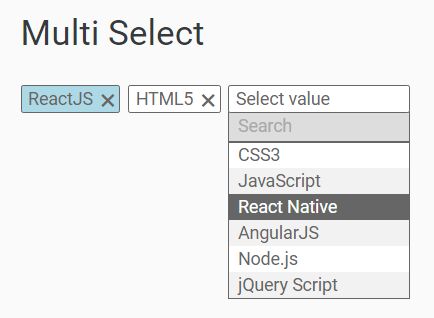 Searchable Multi Select Plugin With jQuery - Select Picker