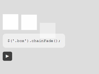 jQuery Plugin For Sequential Entrance Animations - chain-fade