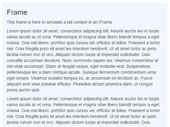 Set iFrame Height To Fit Its Content - jQuery frameLoader