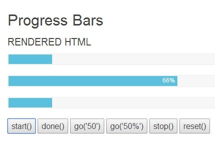 Simple Animated Progress Bar with jQuery and CSS3 - asProgress