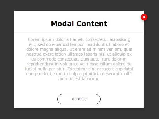 Simple CSS3 Animated Modal Window with jQuery - elegantModal