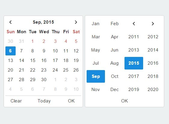 Simple Clean Date & Time Picker Plugin For jQuery